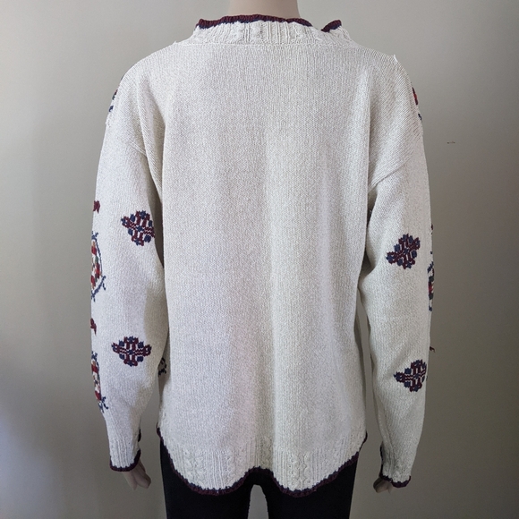 Vintage Willow Ridge silk knit sweater, men's small - Picture 4 of 8